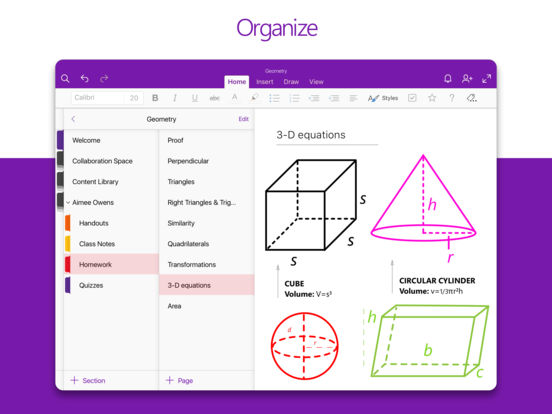 Microsoft OneNote Screenshot