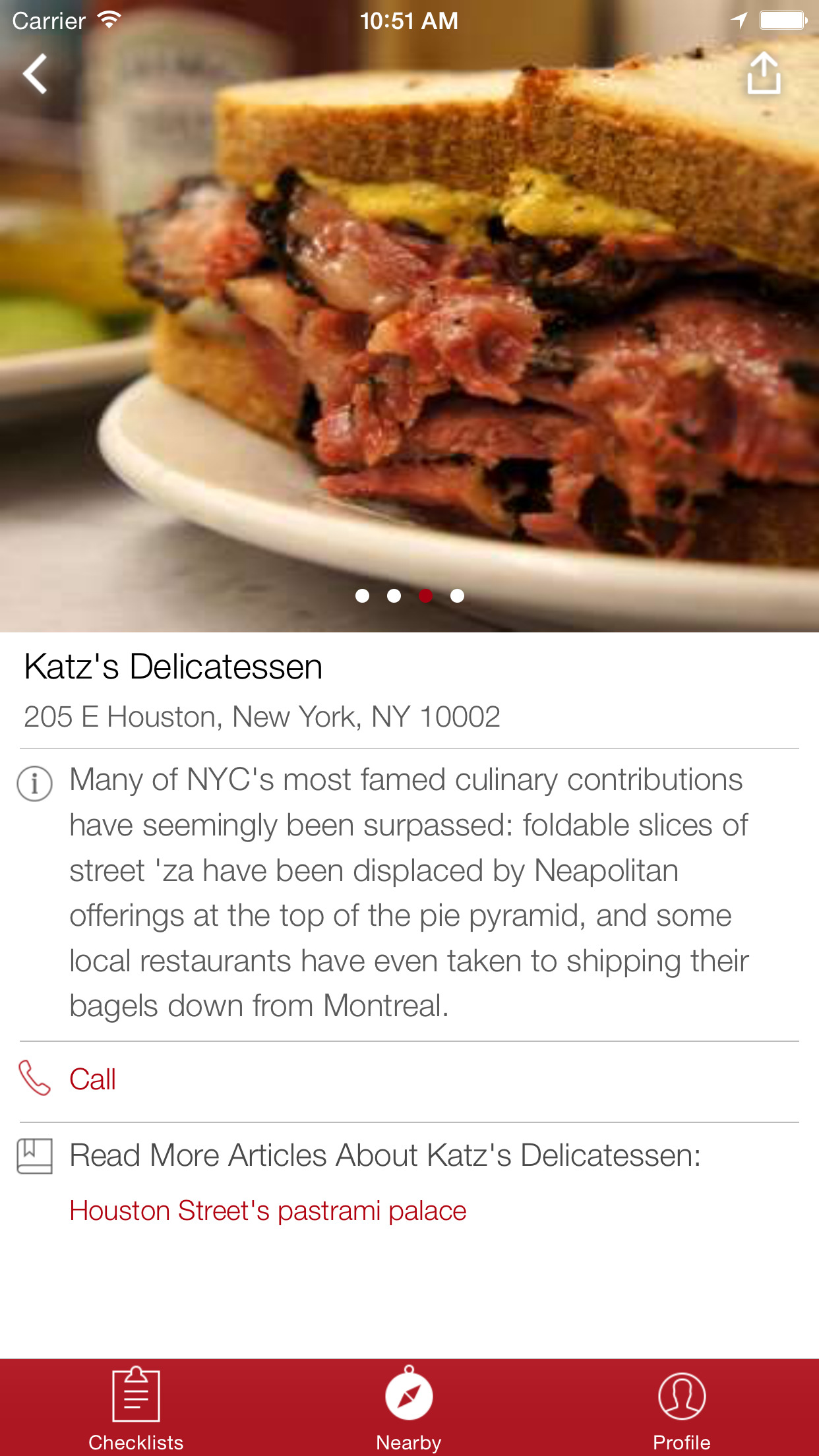 Thrillist for iPhone