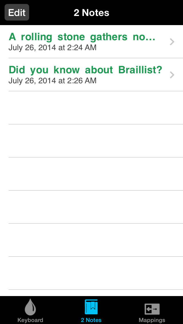 Braillist screenshot 2