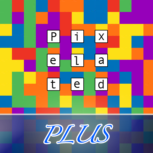 Pixelated Plus Color Puzzle