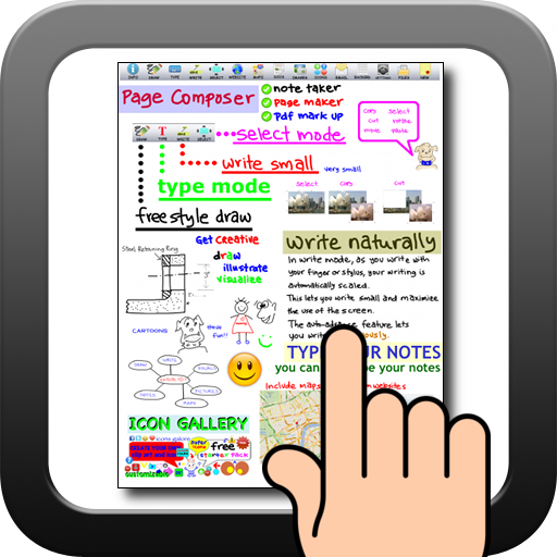 Page Composer & Note Taker for the iPad