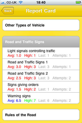 Driving Test Examstutor (Login Version) Screenshot on iOS