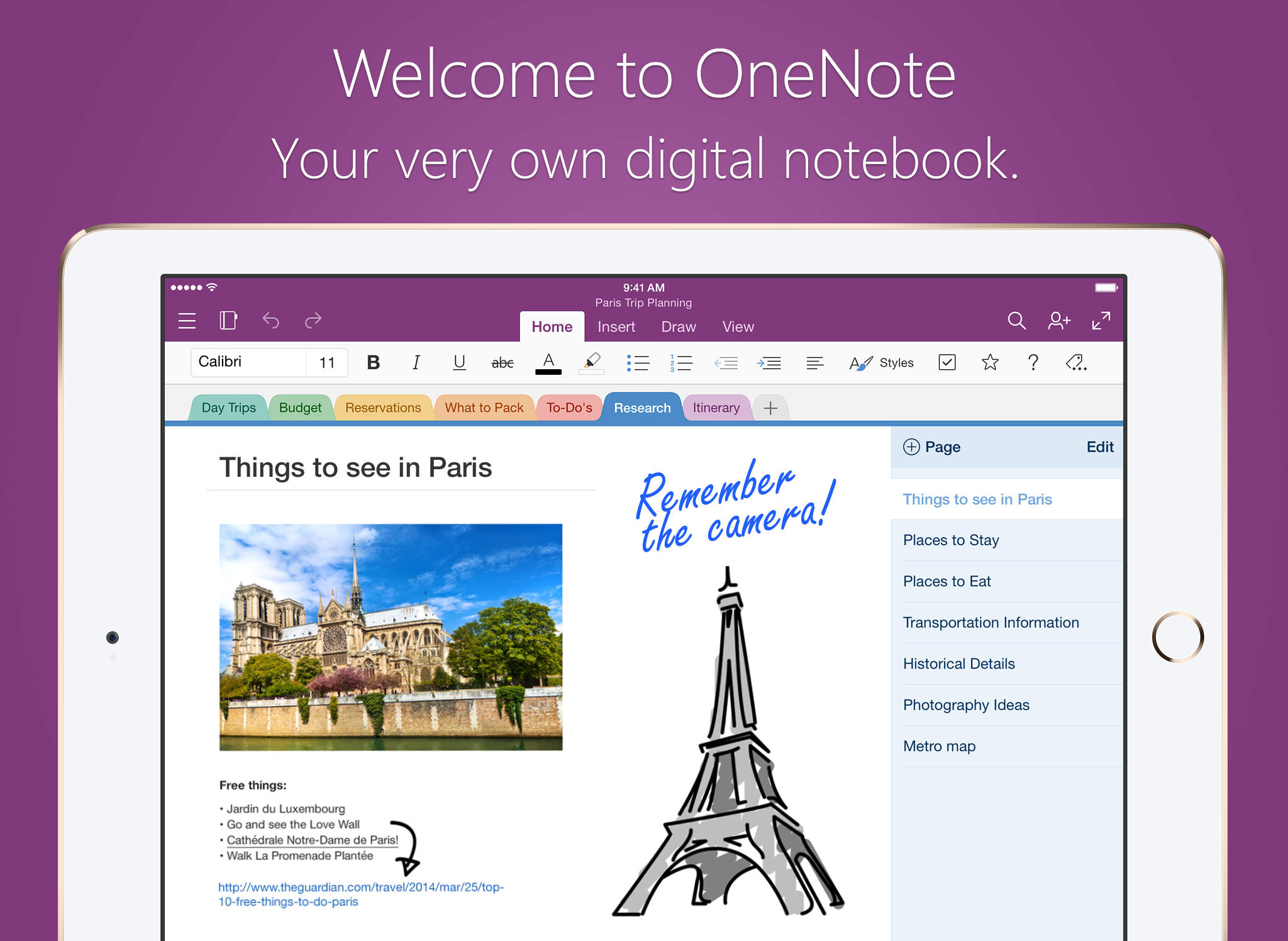 microsoft onenote for ipad