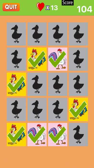 Chicken With Matching Puzzle for Little Kids