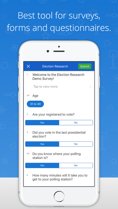 Quicktapsurvey Survey Form Kiosk Builder - quicktapsurvey survey form kiosk builder screenshot on ios