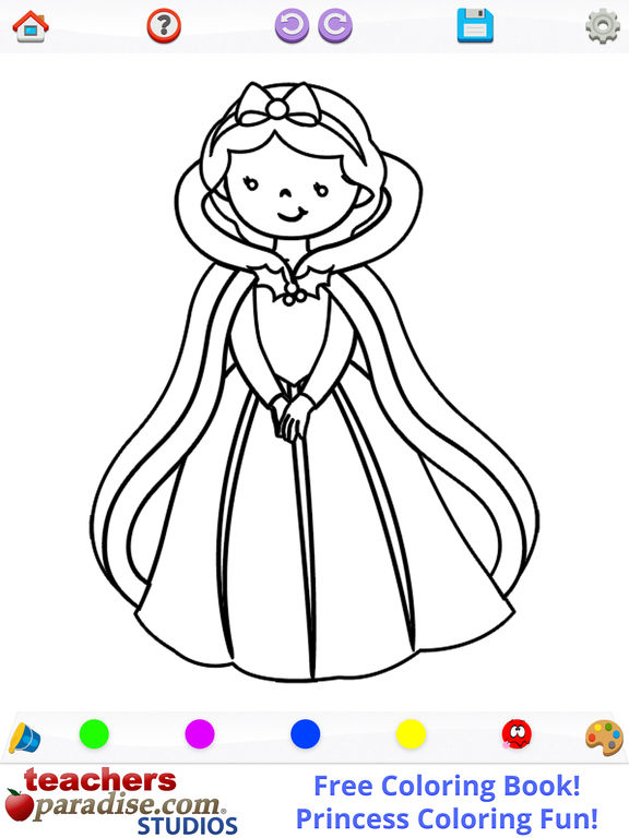 App Shopper: Princess Coloring Book Game for Kids (Games)