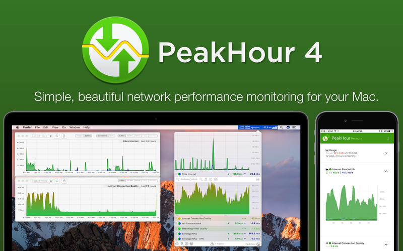 PeakHour Mac 破解版 Mac上优秀的实时网络监控工具