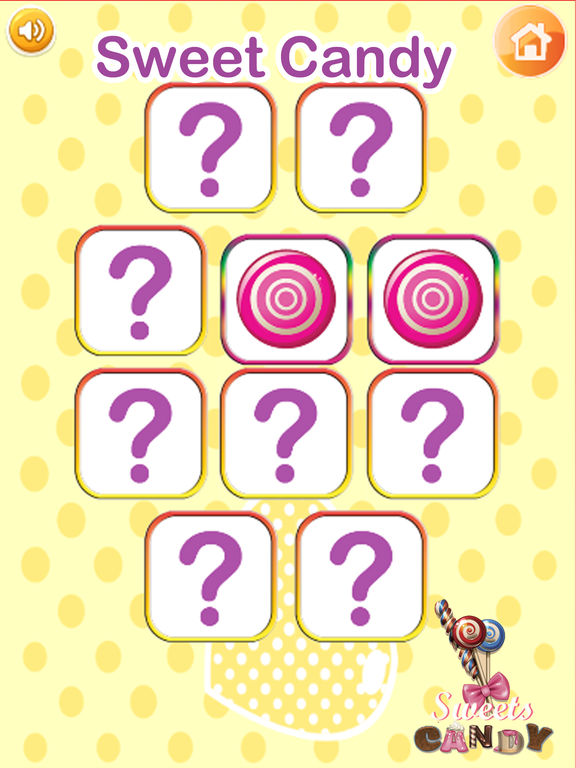 App Shopper: Sweet Candy Memory Matching Game Kids Toddlers (Games)