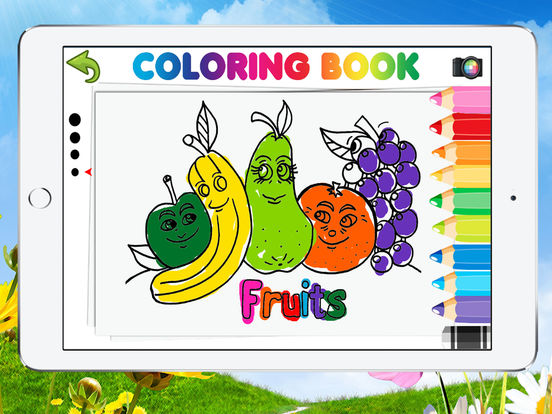 App Shopper: Food & Animal Coloring Pages - Easy Coloring Book (Education)
