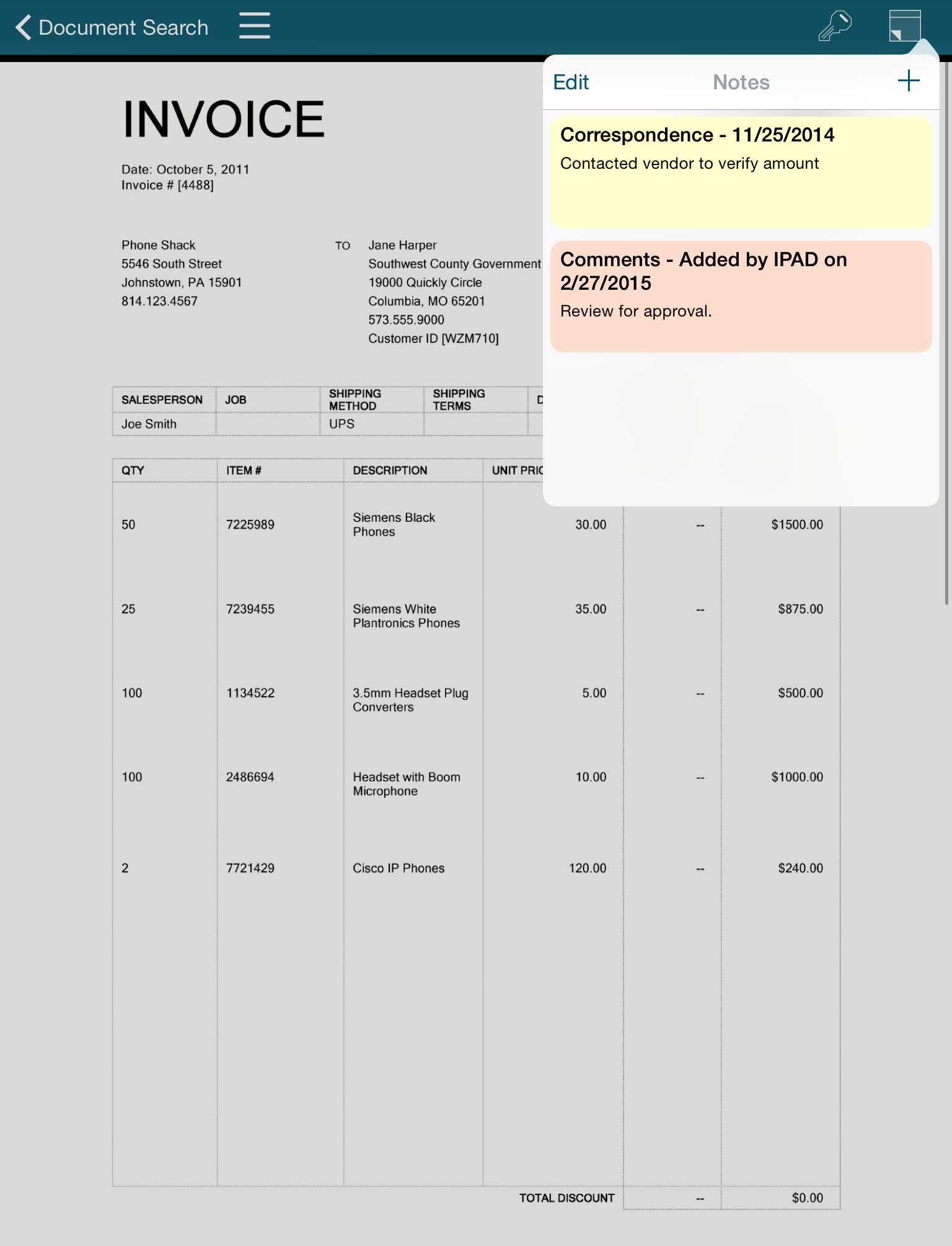 OnBase Mobile 15 for iPad screenshot-4