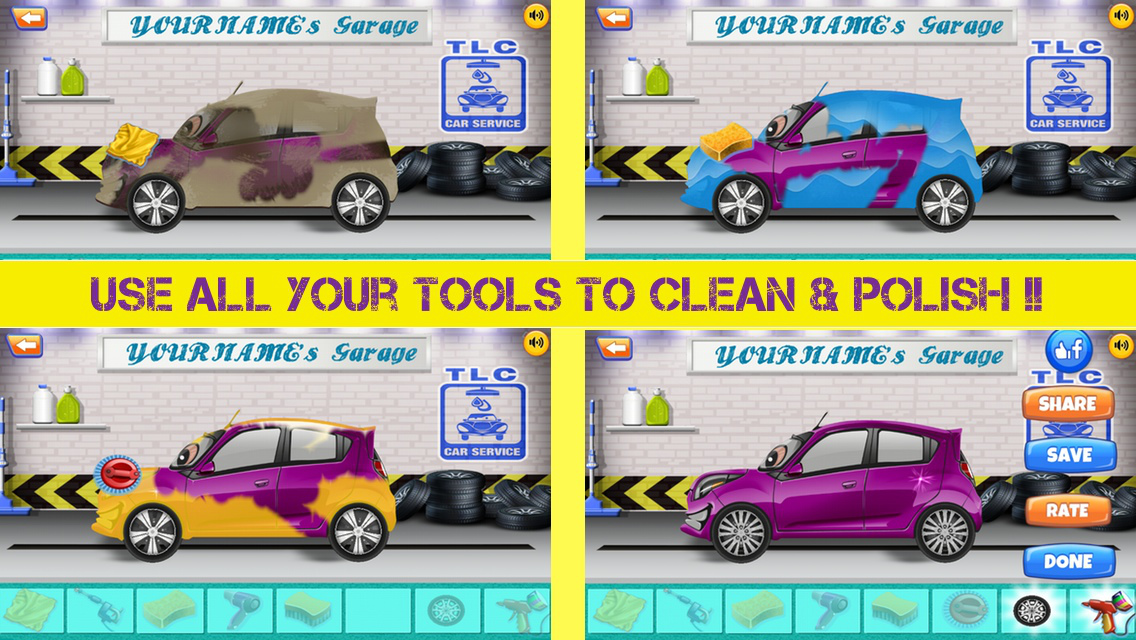 cleaning car games