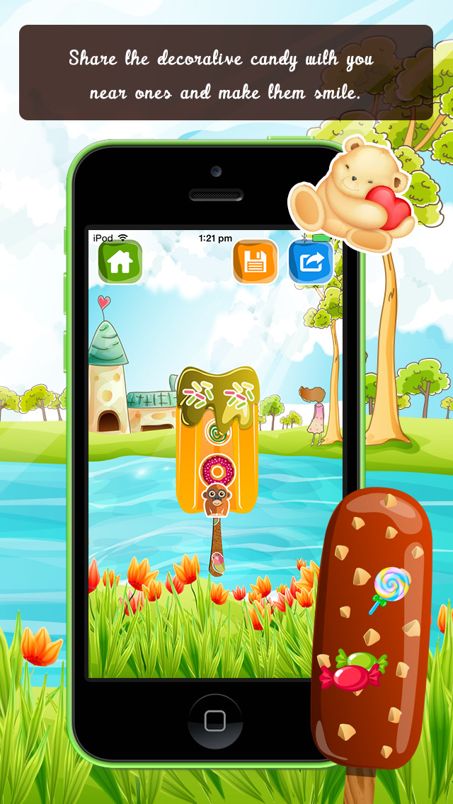 Ice-Pop & Popsicle Maker Lite Screenshot on iOS