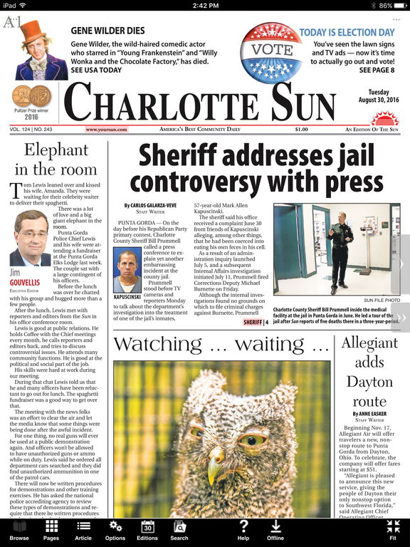 Charlotte sun newspaper personals