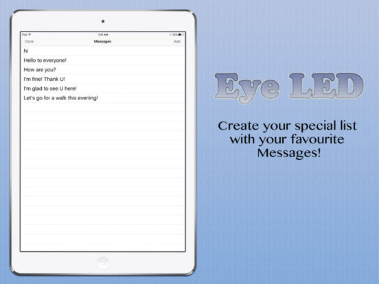 eyeLED - The LED Message Banner App Screenshots