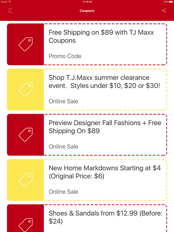 Tj maxx coupon code